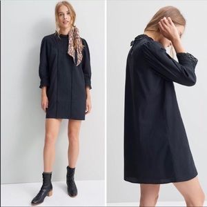 Farm Rio for Anthropologie Dasha Black Tunic Dress M